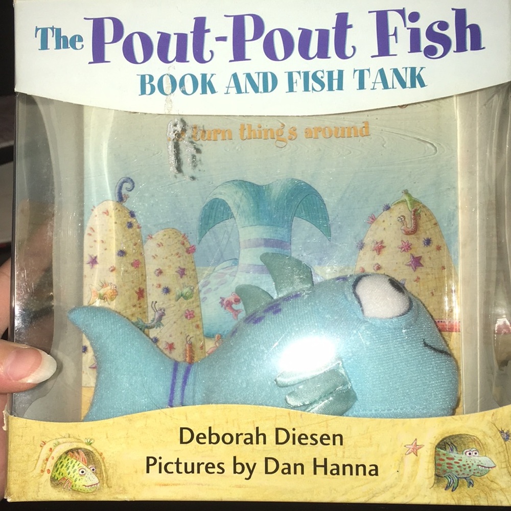 The Pout-Pout Fish book and fish tank